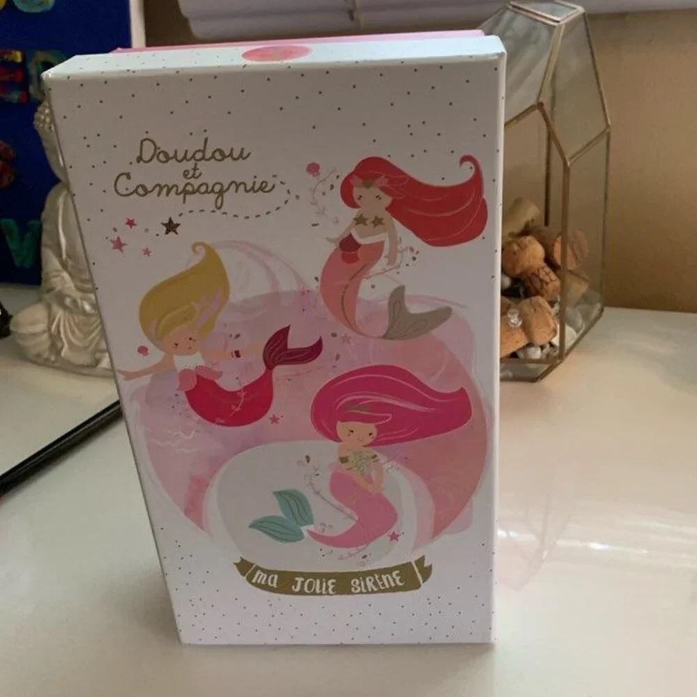 Doudou et Compagnie Paris Alizée Mermaid Doll Plush Toy Mermaid Collectible